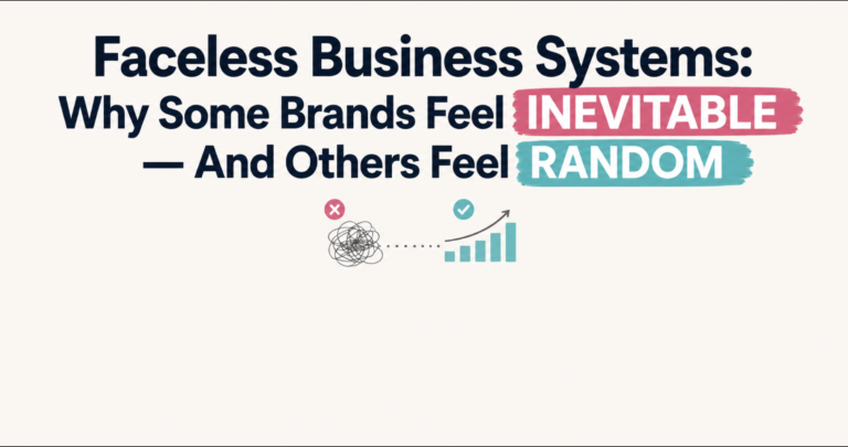 Faceless Business Systems: Why Some Brands Feel Inevitable — And Others Feel Random