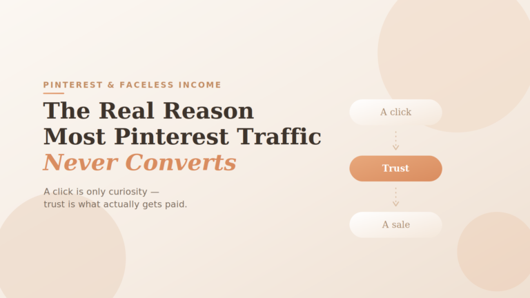 The Real Reason Most Pinterest Traffic Never Converts