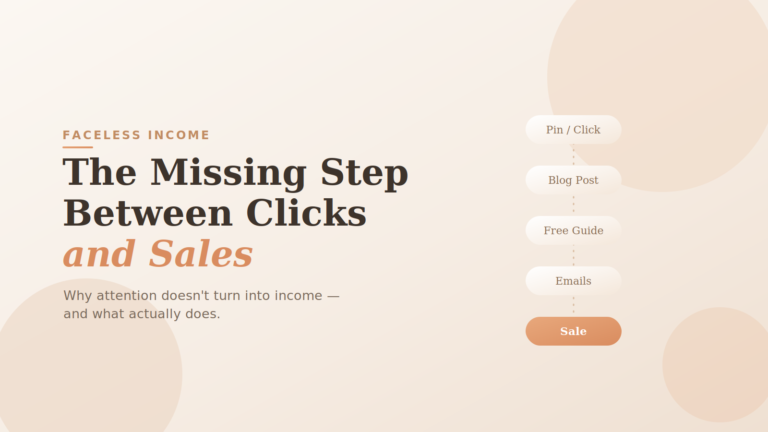 The Missing Step Between Clicks and Sales