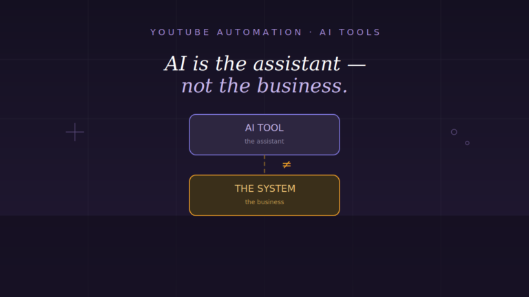 YouTube Automation: My AI Didn’t Save Me
