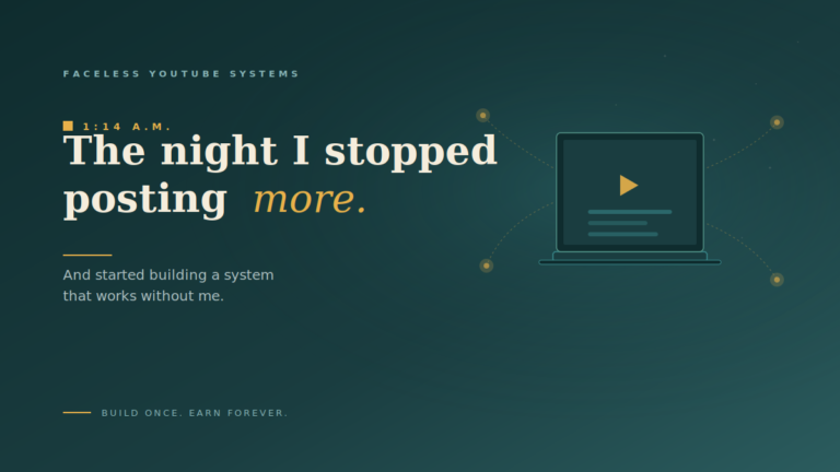 The Night I Realized “Posting More” Was Never the Real Strategy