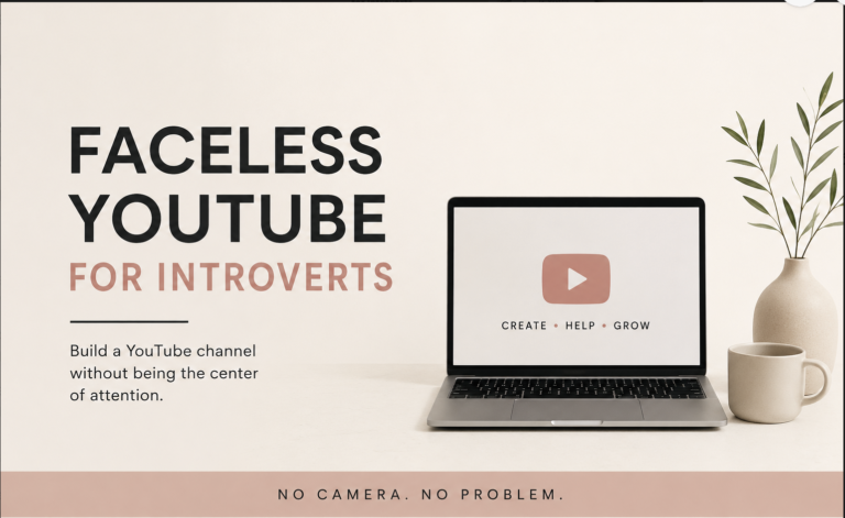 Faceless YouTube for Introverts: How to Build a Channel Without Being the Center of Attention